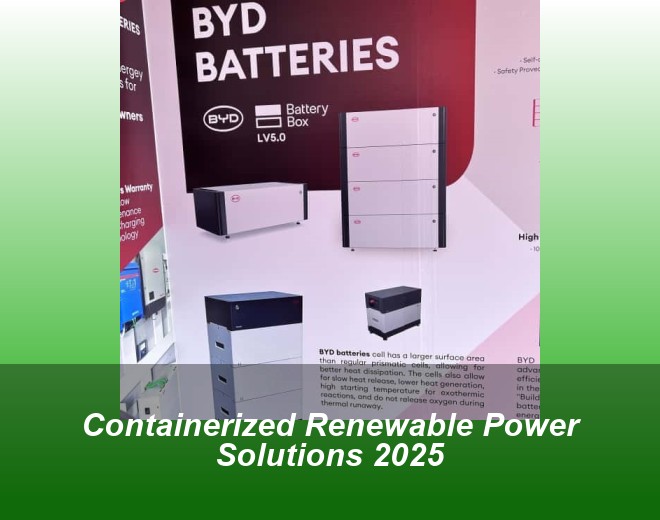 Containerized Renewable Power Solutions 2025